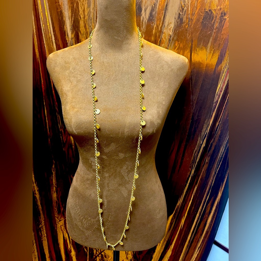 Barrera designer gold chain necklace estate piece